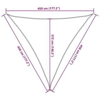 VidaXL Voile d'ombrage  