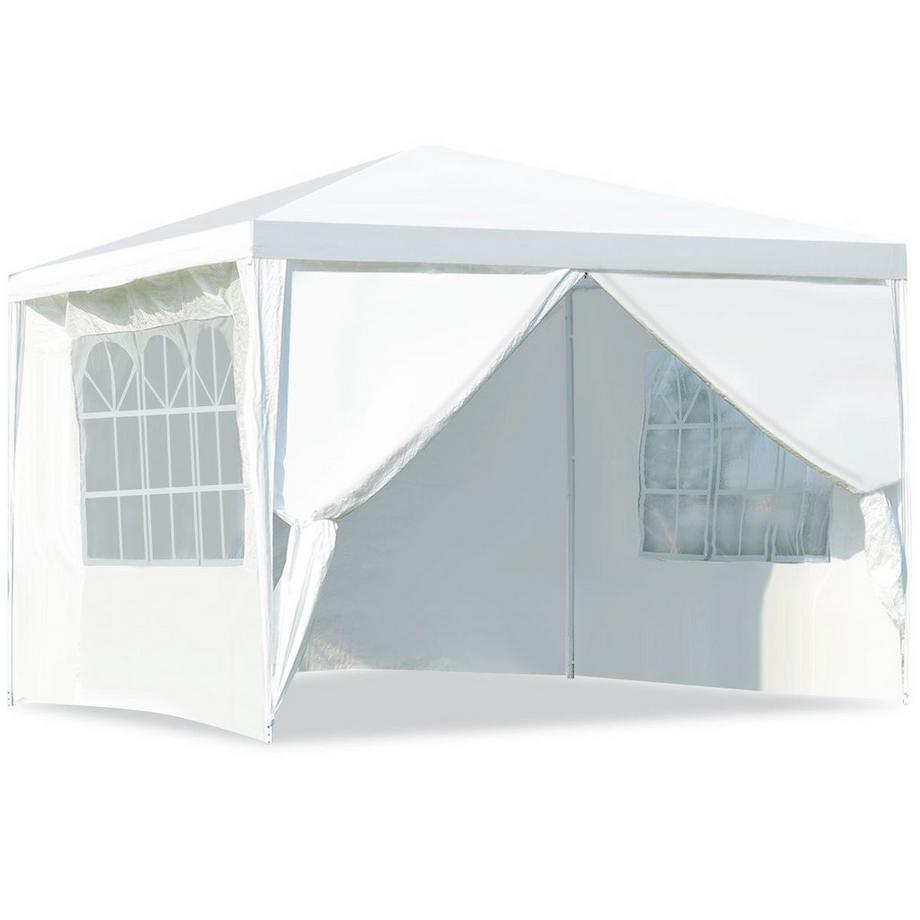 Northix  Tenda da giardino 3x3m con 4 pareti laterali rimovibili e finestre ideale per matrimoni 