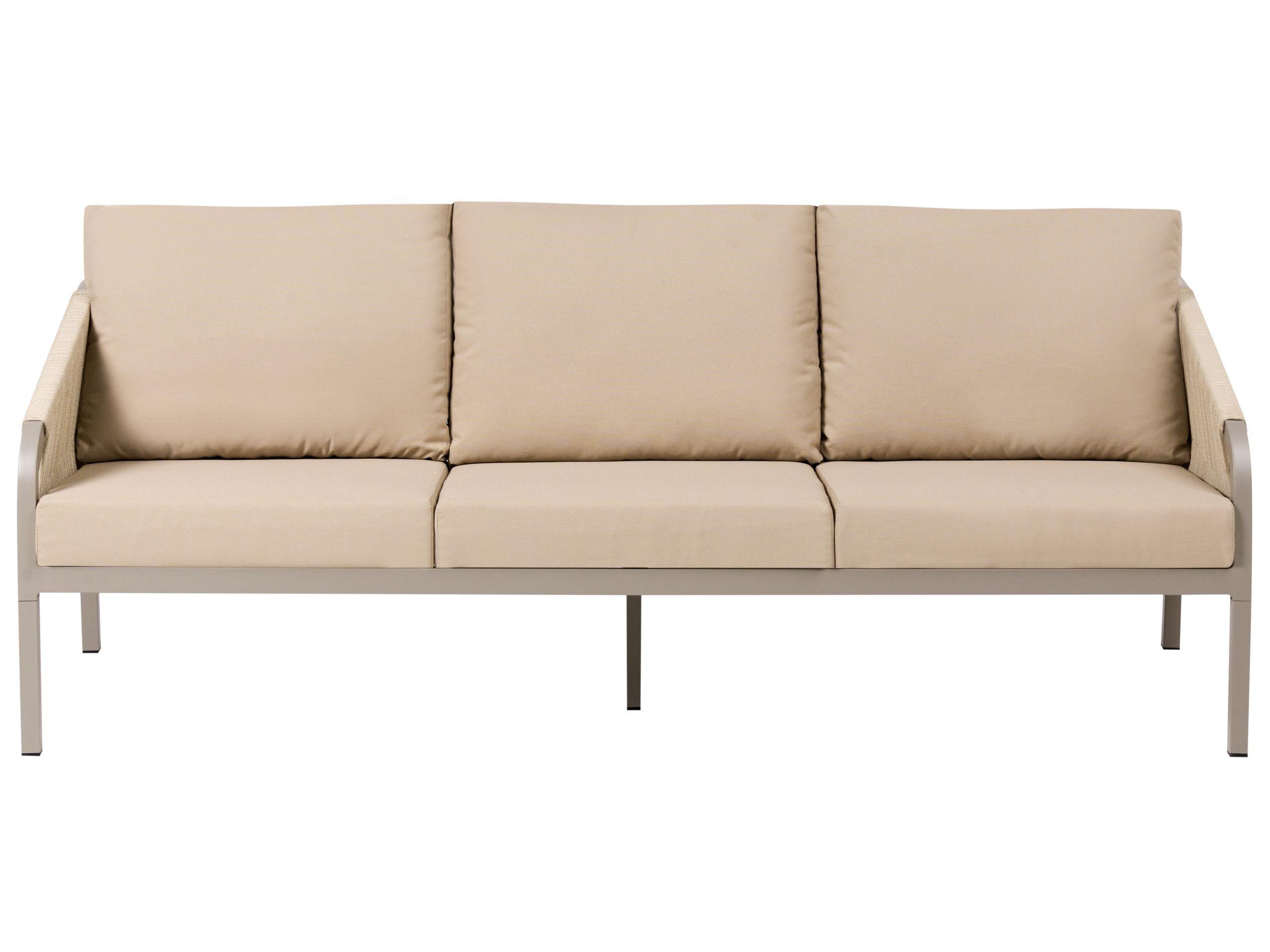 Beliani Set divani con tavolino en Alluminio Moderno MURATO  