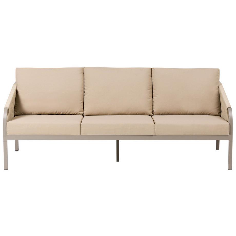 Beliani Lounge Set mit Tisch aus Aluminium Modern MURATO  