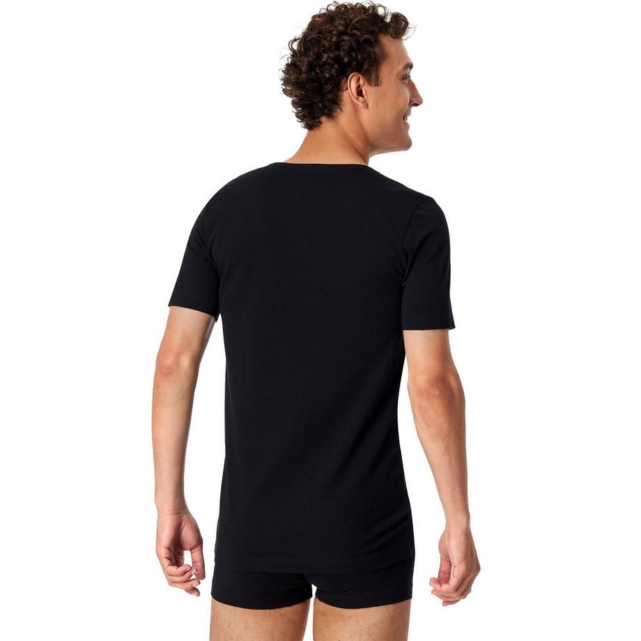 Schiesser  T-Shirt  4er Pack Bequem sitzend-2PACK T-shirt 