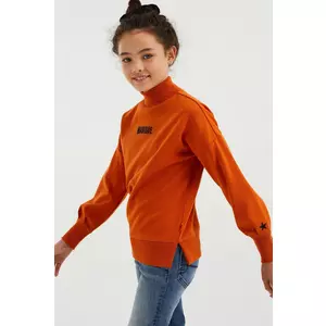 Mädchen-Sweatshirt mit Strukturmuster