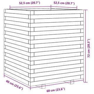 VidaXL Jardinière bois de douglas  