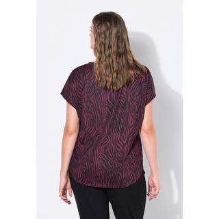 Studio Untold Elastisches Color Zebra Sport Top  