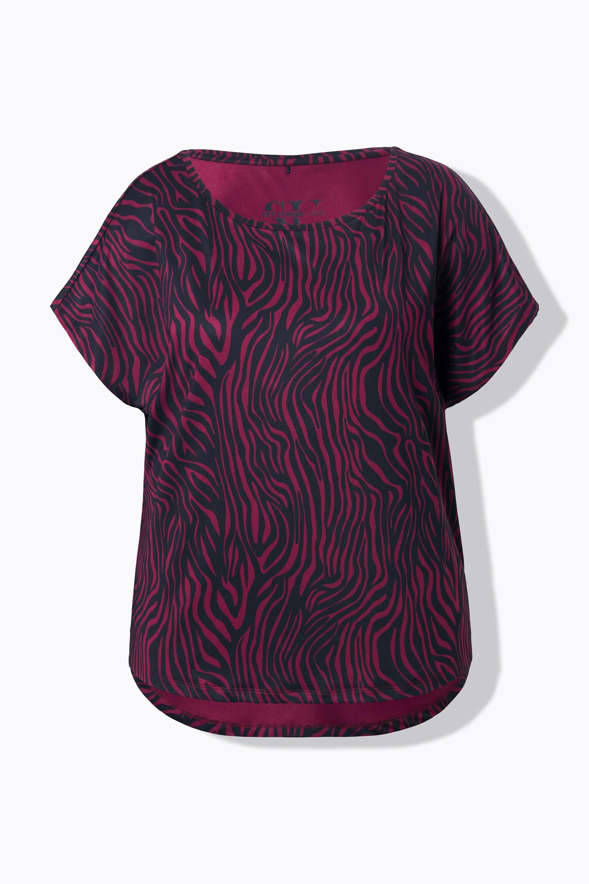 Studio Untold Elastisches Color Zebra Sport Top  