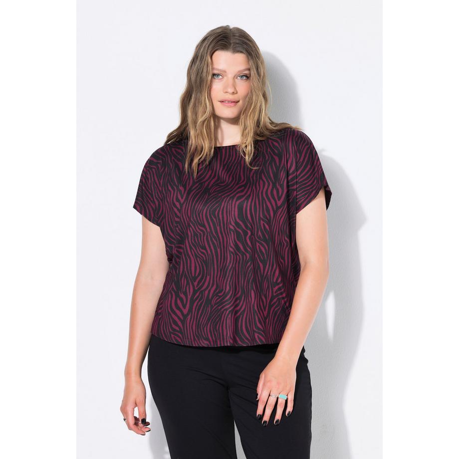 Studio Untold Débardeur de sport élastique imprimé zébré coloré  