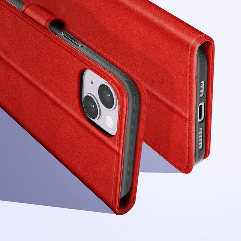 Avizar  Étui iPhone 14 Plus Portefeuille Rouge 