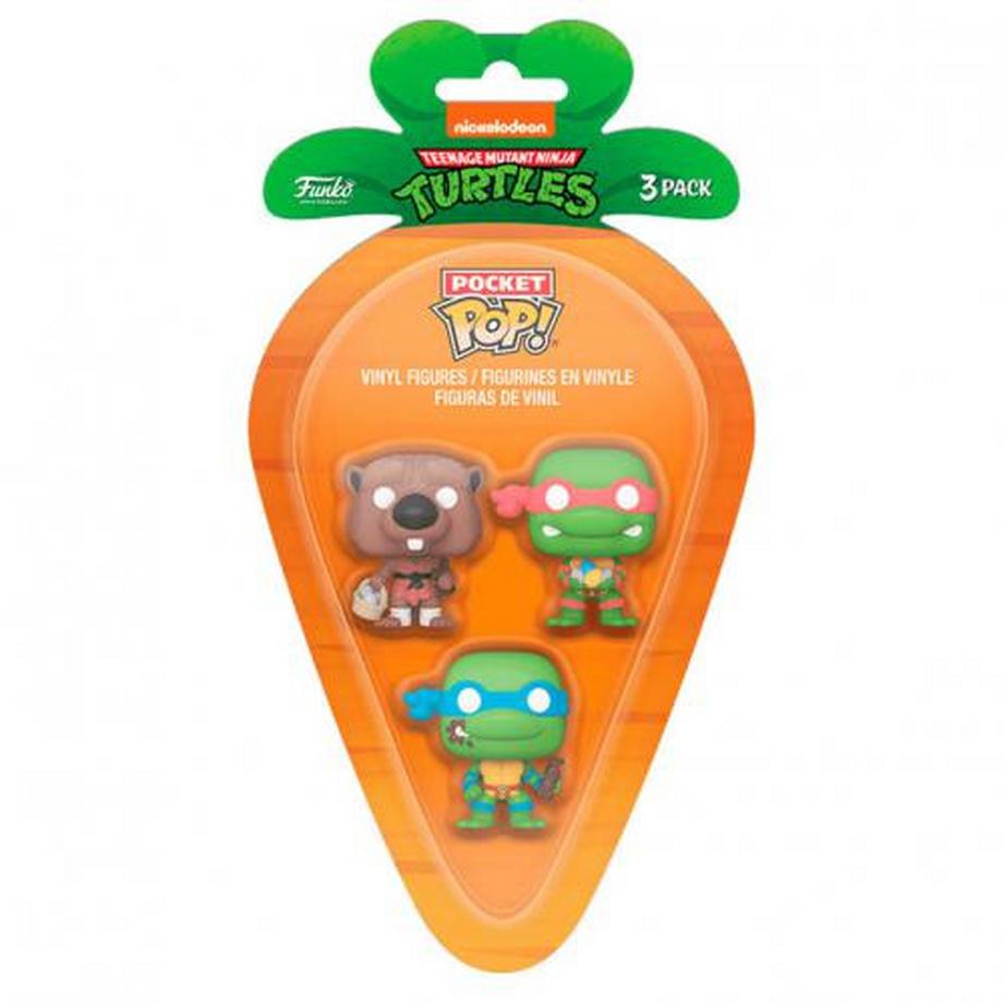 Funko POP! Carrot Pocket: Splinter Leonardo Raphael