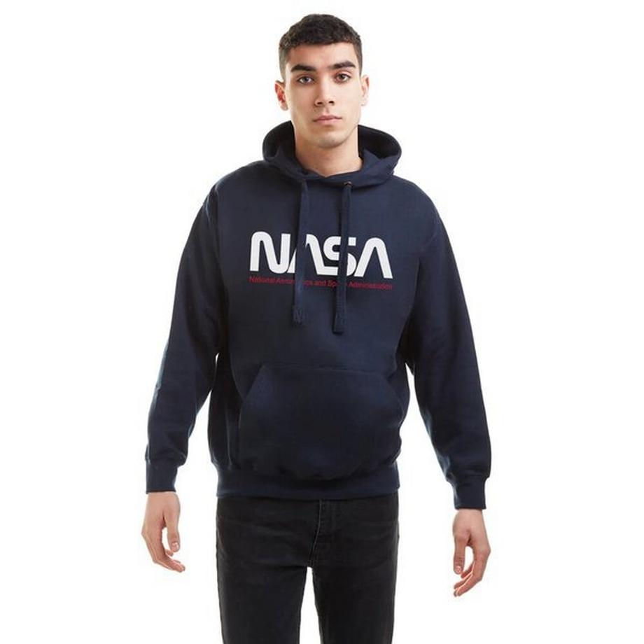 Nasa Logo Felpa con Cappuccio  