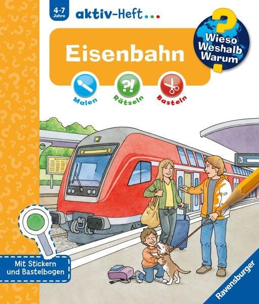 Ravensburger  Wieso? Weshalb? Warum? aktiv-Heft Eisenbahn 