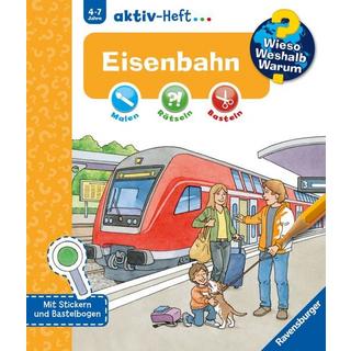 Ravensburger  Wieso? Weshalb? Warum? aktiv-Heft Eisenbahn 