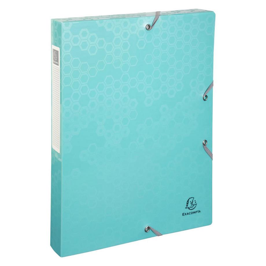 Exacompta Boite de classement polypropylène recyclé Maïa dos 40mm - A4 - x 8  