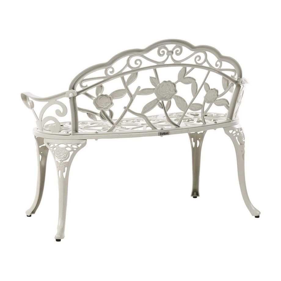 Beliani Banc de jardin en Aluminium Traditionnel PIURA  