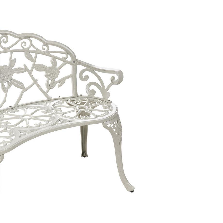 Beliani Banc de jardin en Aluminium Traditionnel PIURA  