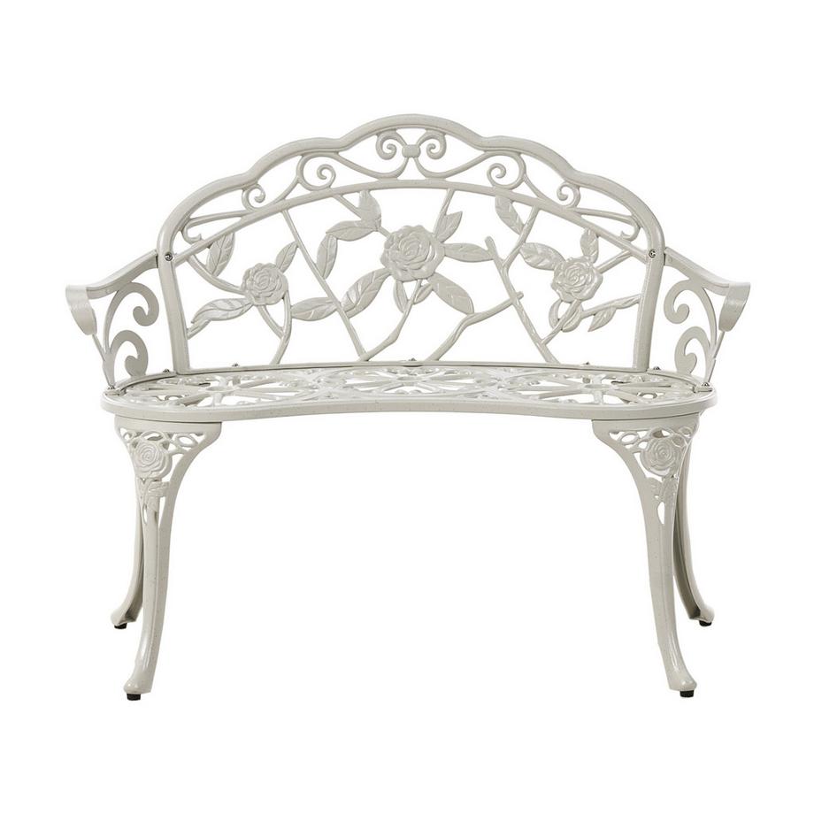 Beliani Banc de jardin en Aluminium Traditionnel PIURA  