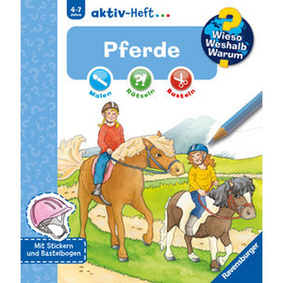 Ravensburger  Wieso? Weshalb? Warum? aktiv-Heft: Pferde 