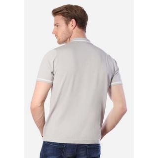 Bellemere New York  Poloshirt aus Tencel mit Streifendetail 