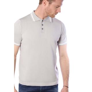 Bellemere New York  Poloshirt aus Tencel mit Streifendetail 