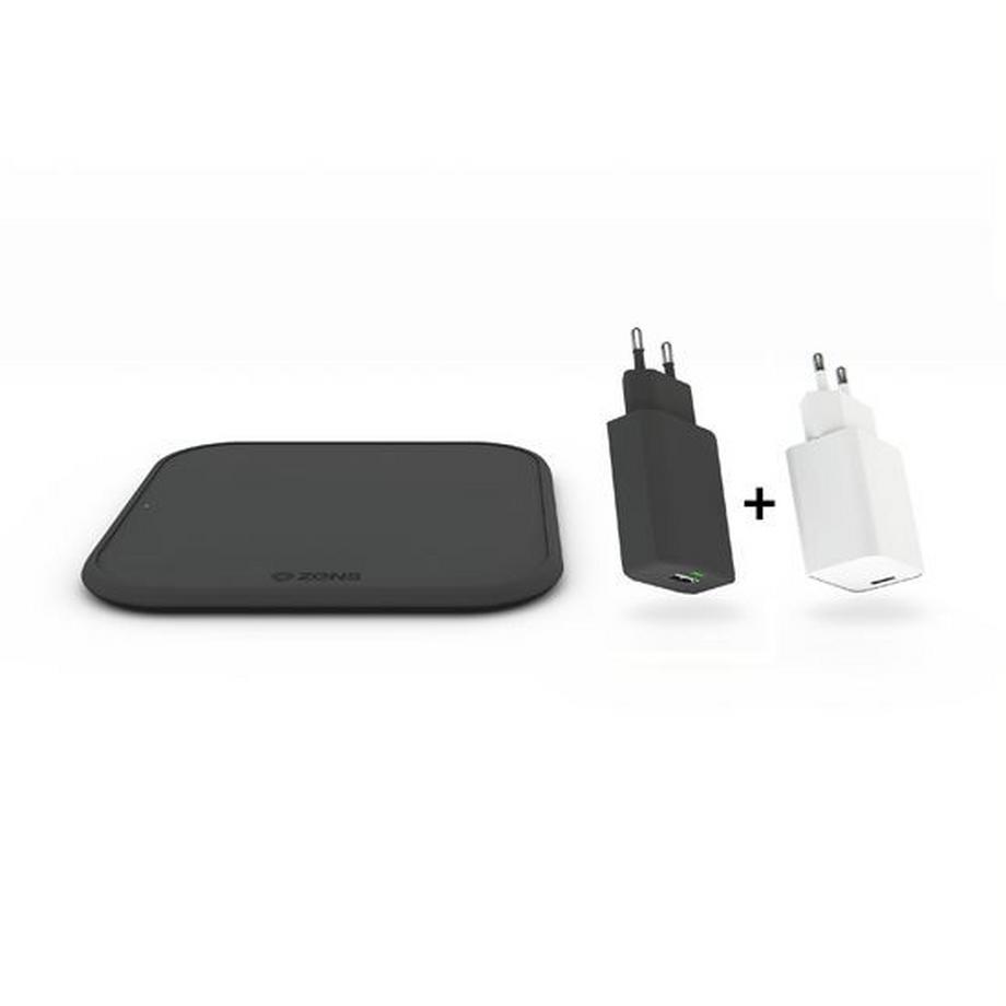 Kabelloses Ladegerät + USB-C Stecker 18W