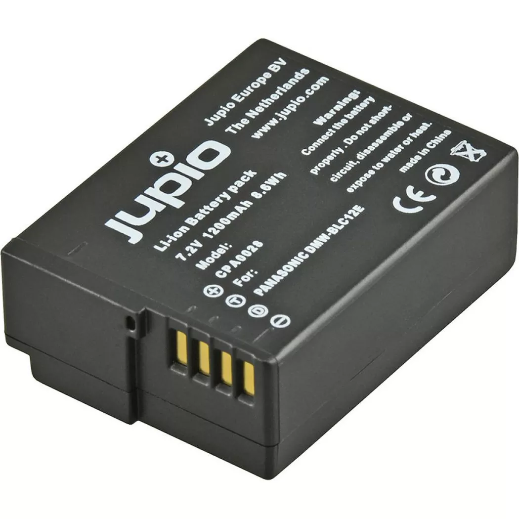 Jupio - Dual Ladegerät Set für Panasonic DMW-BLC12E + Akkus, One Size