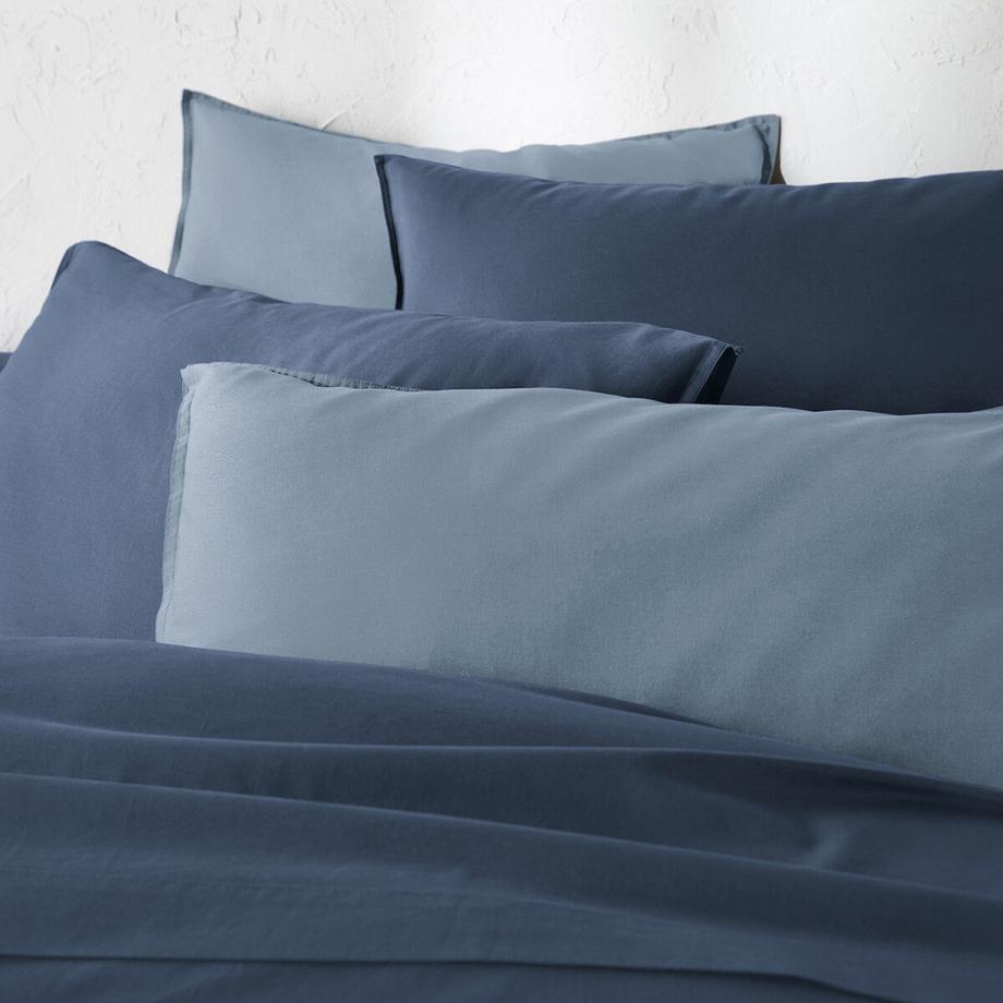 La Redoute Intérieurs Scenario Housse de couette unie en coton lavé  