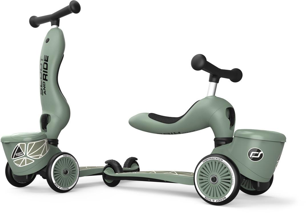 Scoot and Ride  Dreirad Highwaykick 1 Lifestyle Green lines 