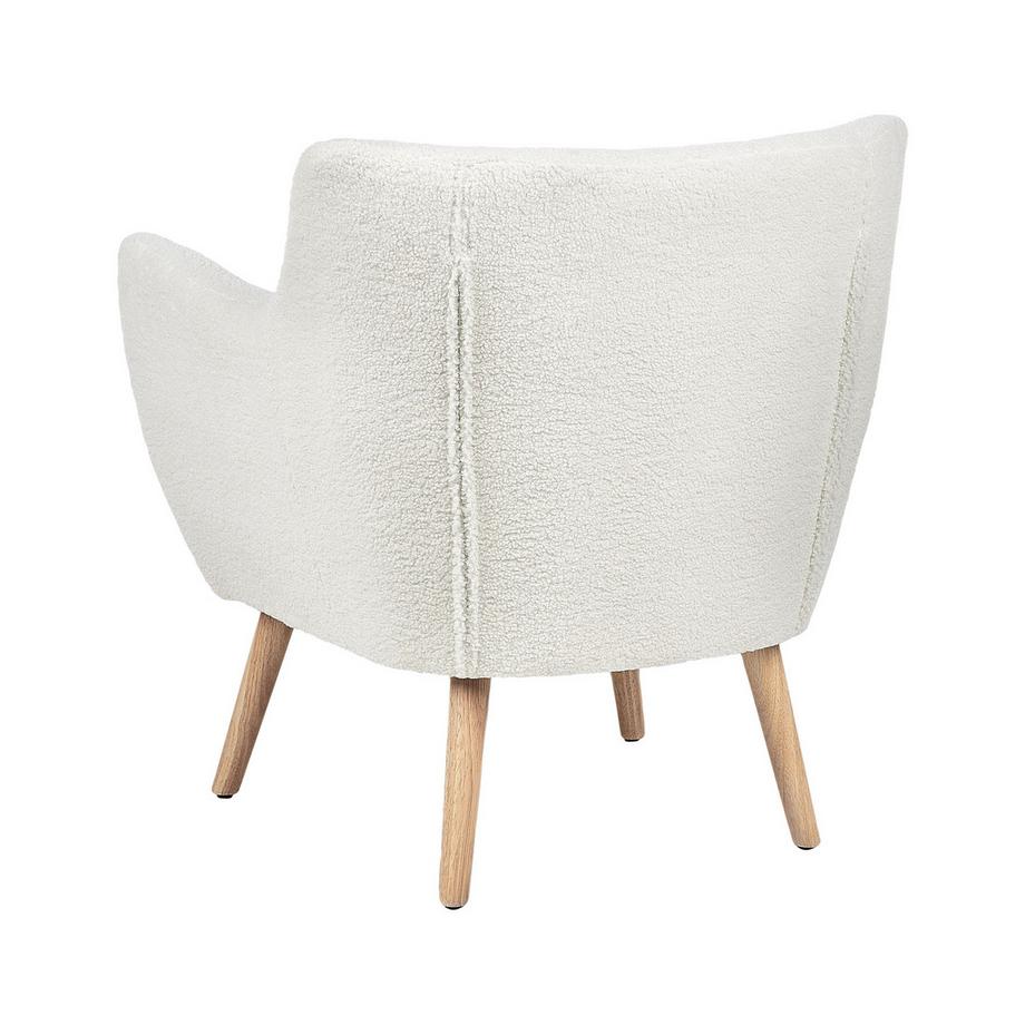 Beliani Sessel aus Bouclé Retro DRAMMEN  