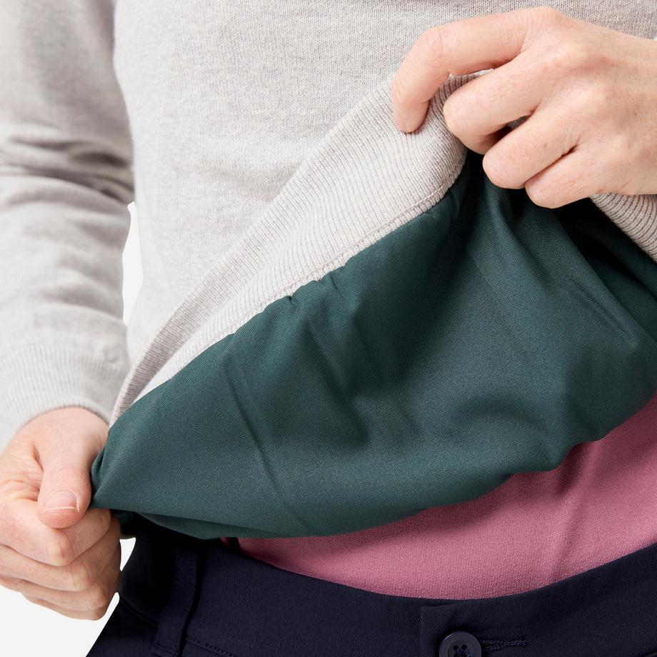 INESIS Golf Winddichter Baumwollpullover Stehkragen  