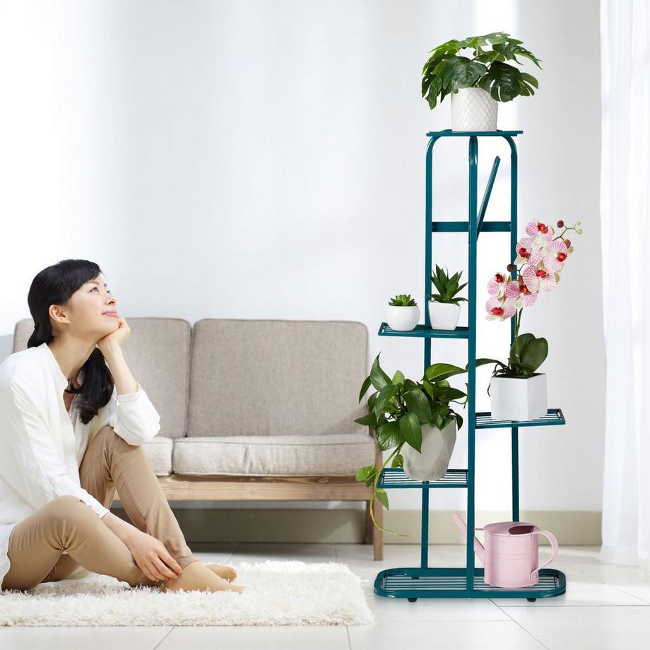 B2X Blumentreppe aus Metall 6 Etagen  