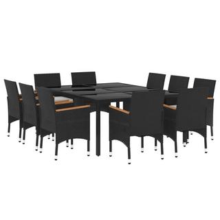 VidaXL set da pranzo da giardino Polirattan  