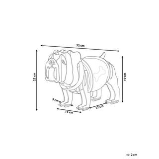 Beliani Lampada da tavolo en Legno compensato Moderno DOUCE  