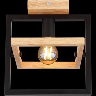 mutoni Deckenleuchte Erica Holz dunkel 1xE27  