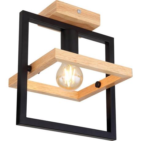 mutoni Deckenleuchte Erica Holz dunkel 1xE27  