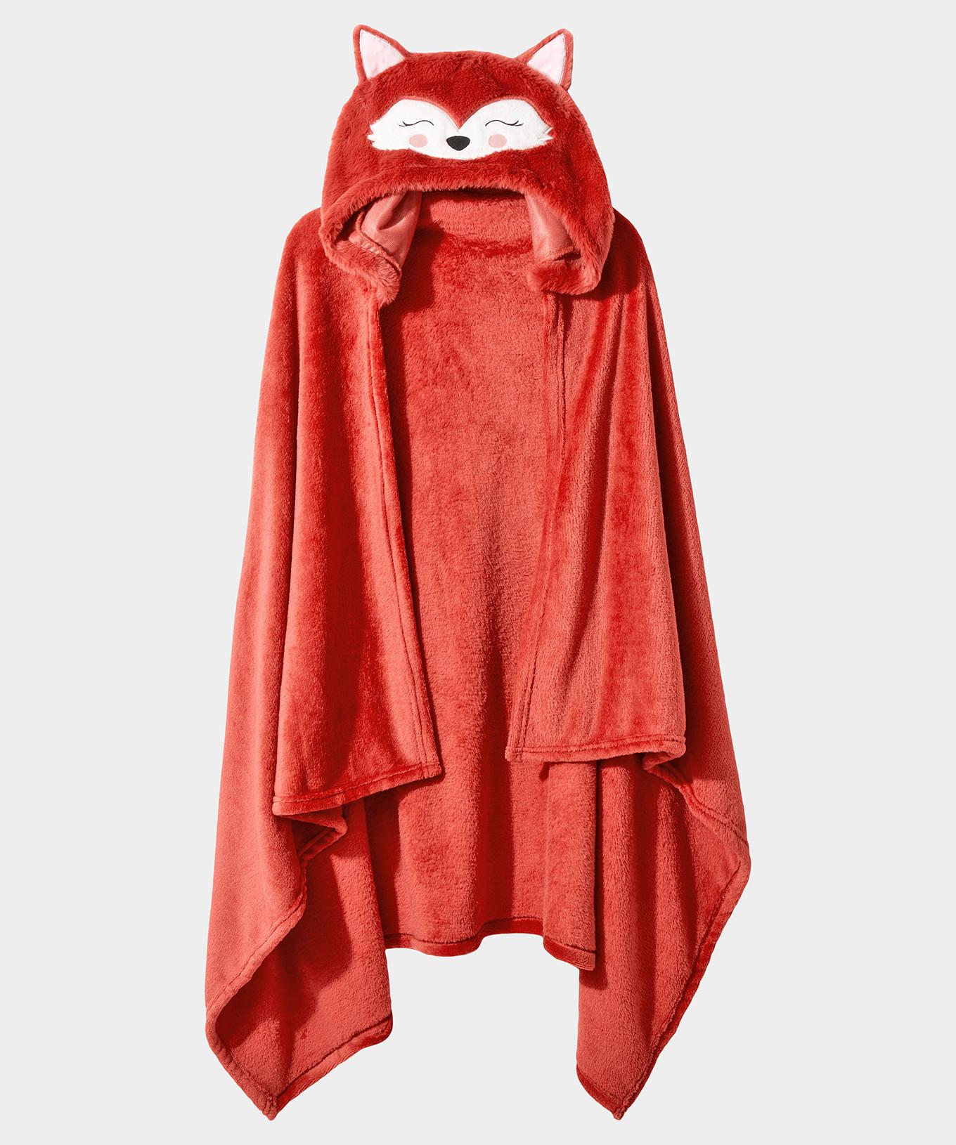 Joe Browns Coperta con Cappuccio Novità Motivo Volpe  