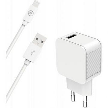 Caricabatterie 2.4A PD + cavo USB C