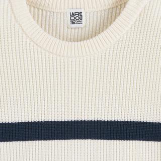 La Redoute Collections  Gestreifter Pullover mit rundem Ausschnitt 