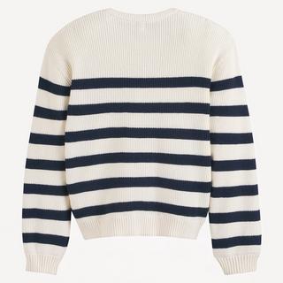 La Redoute Collections  Gestreifter Pullover mit rundem Ausschnitt 