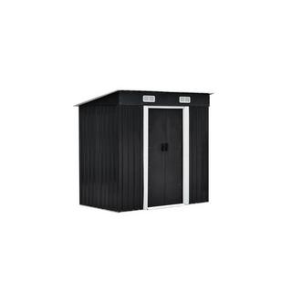 Vente-unique Gartenhaus aus verzinktem Stahl - 2,3 m² - Grau - MANSO  