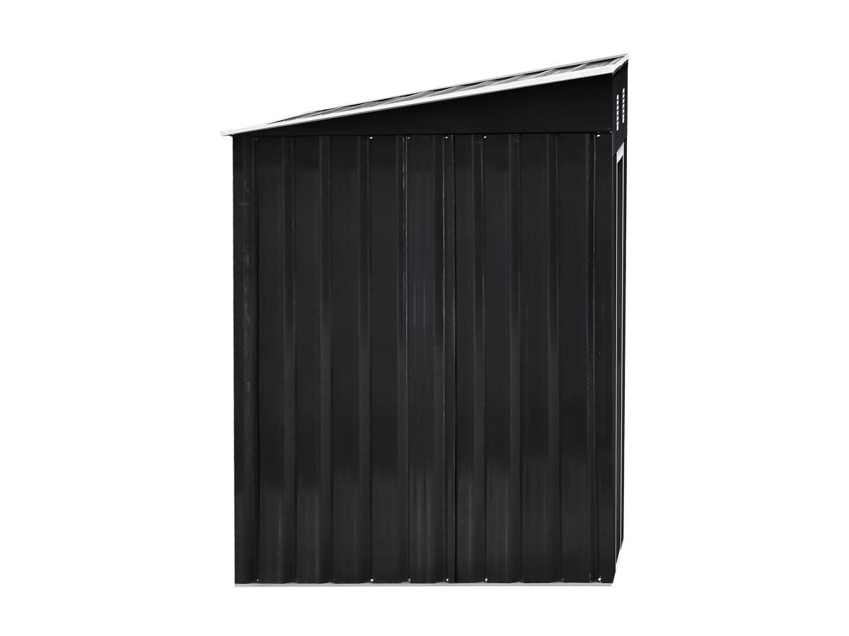 Vente-unique Gartenhaus aus verzinktem Stahl - 2,3 m² - Grau - MANSO  