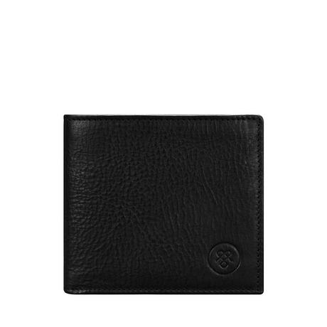 Maxwell Scott  Le Ticciano grainé Portefeuille avec porte-monnaie en cuir grainé souple 