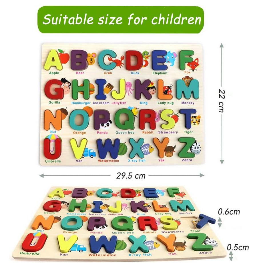 Activity-board  Puzzle alphabet, alphabet en bois, forme des chiffres, jouets pour enfants en bas âge, éducation préscolaire, apprentissage des lettres et des formes des chiffres. 