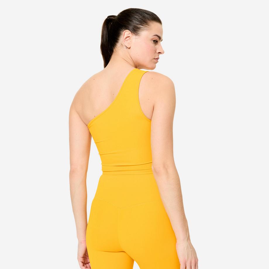 DOMYOS  Canotta donna asimmetrica poliammide 