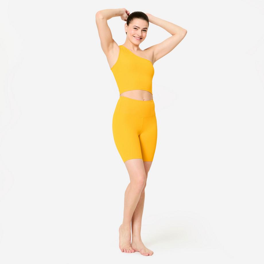 DOMYOS  Tanktop  Asymmetrisch Polyamid 