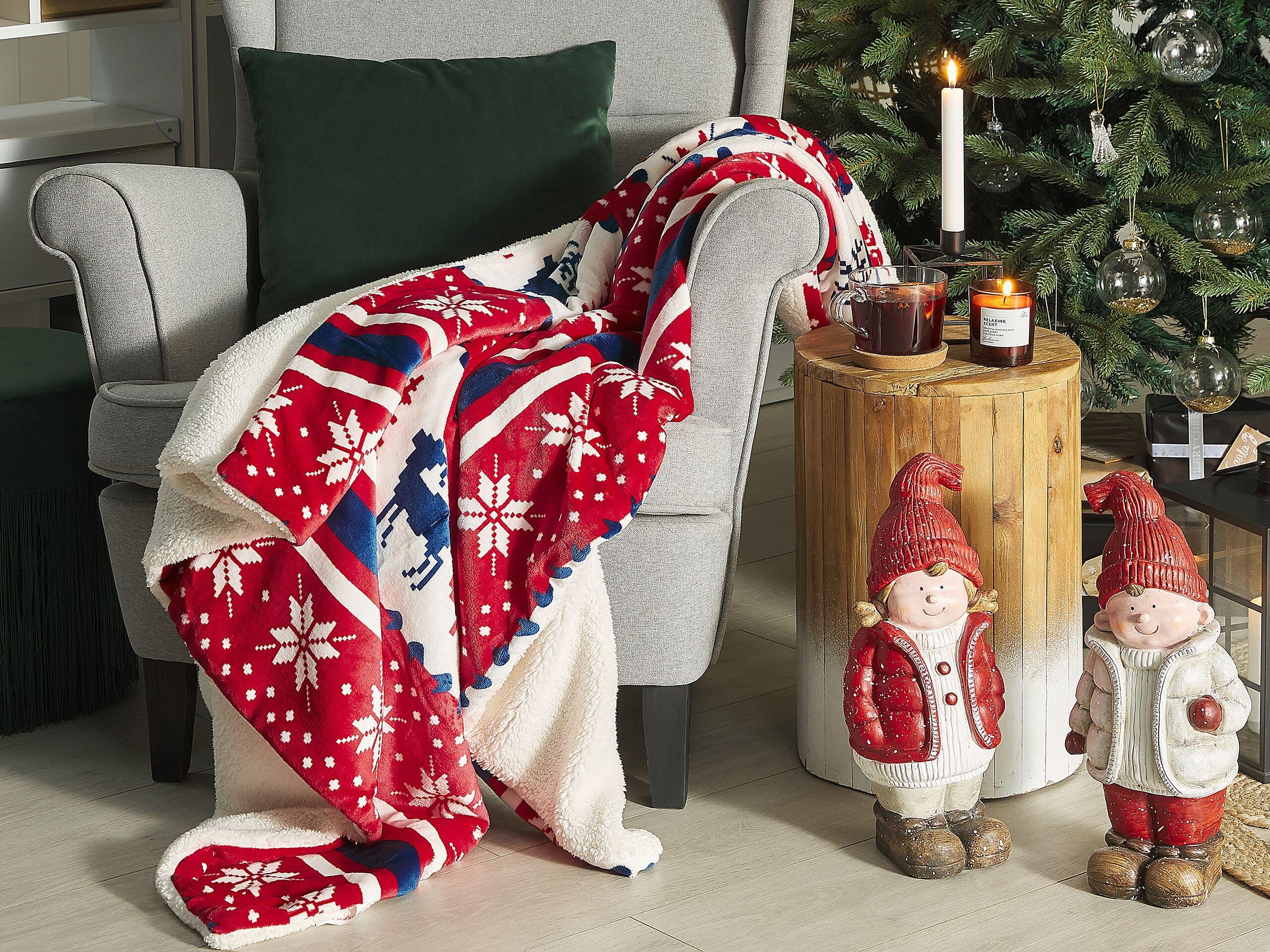 Beliani REKA Couverture Polaire Classique Polyester  