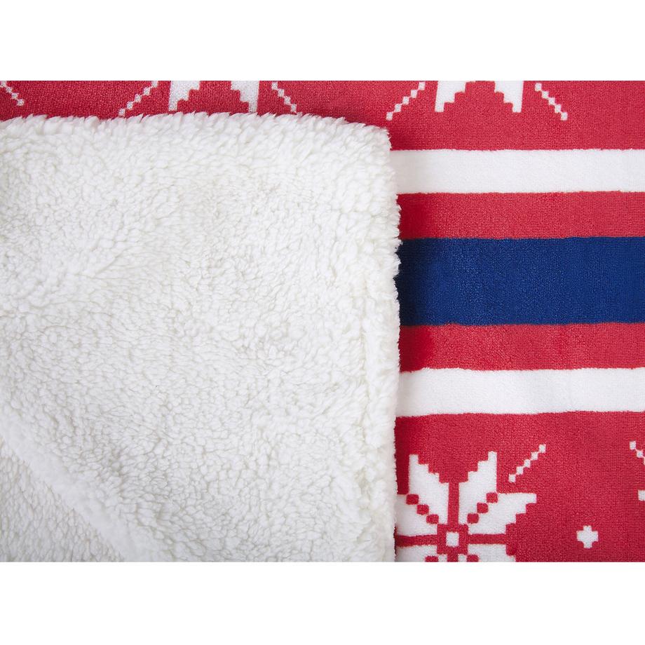 Beliani REKA Klassische Polyester Kuscheldecke  