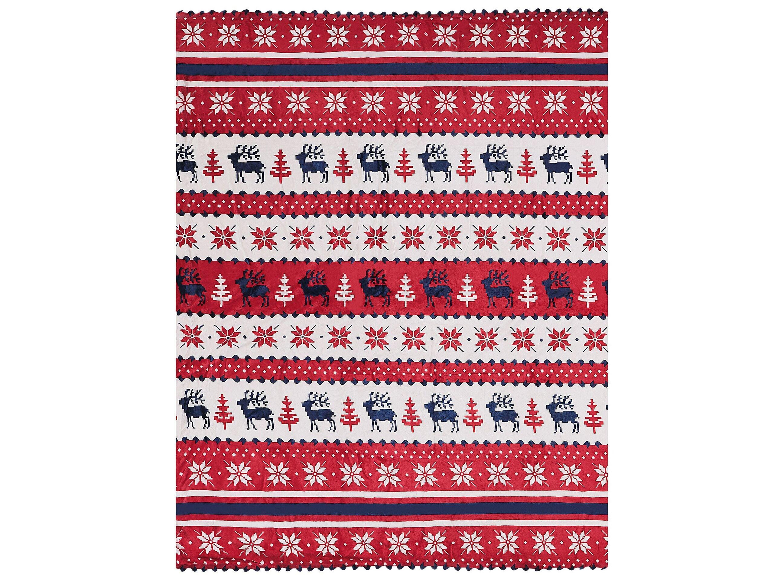 Beliani REKA Couverture Polaire Classique Polyester  