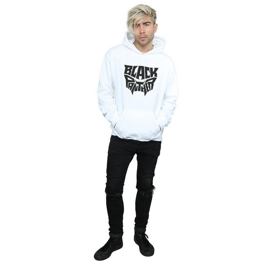 MARVEL Black Panther Logo Sweat à Capuche  