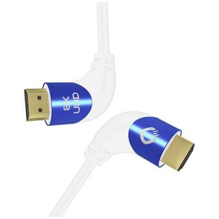 Oehlbach  Oehlbach Shape Magic UHD 90 Ultra-High-Speed HDMI Kabel mit 90° Stecker 1.5 m 