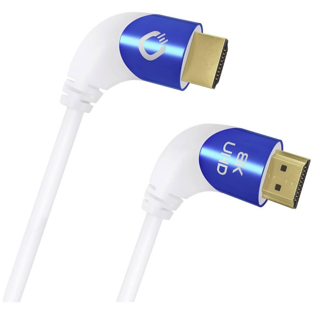 Oehlbach  Oehlbach Shape Magic UHD 90 Ultra-High-Speed HDMI Kabel mit 90° Stecker 1.5 m 