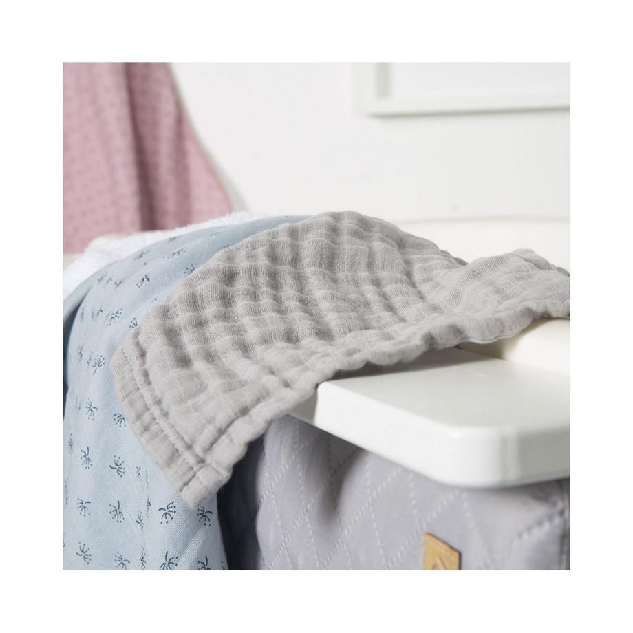 roba  Organic Waschlappen 5er Set frosty green 